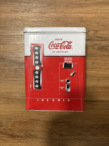 Coca cola vending machine tin - machine,