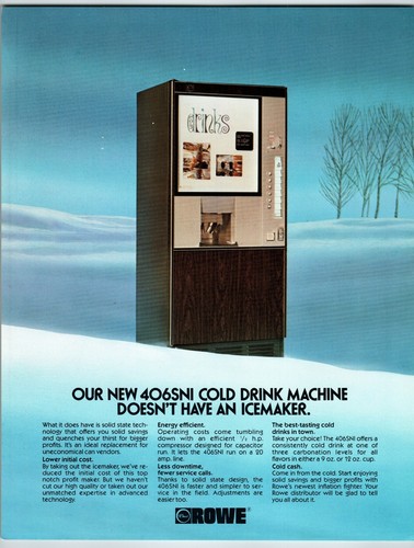 Cold drink vending machine - cold,