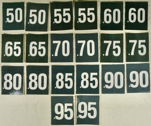 Price labels for vending